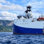 Shearwater SW Tasman equipado con ROV para operaciones OBN en el Mar del Norte.