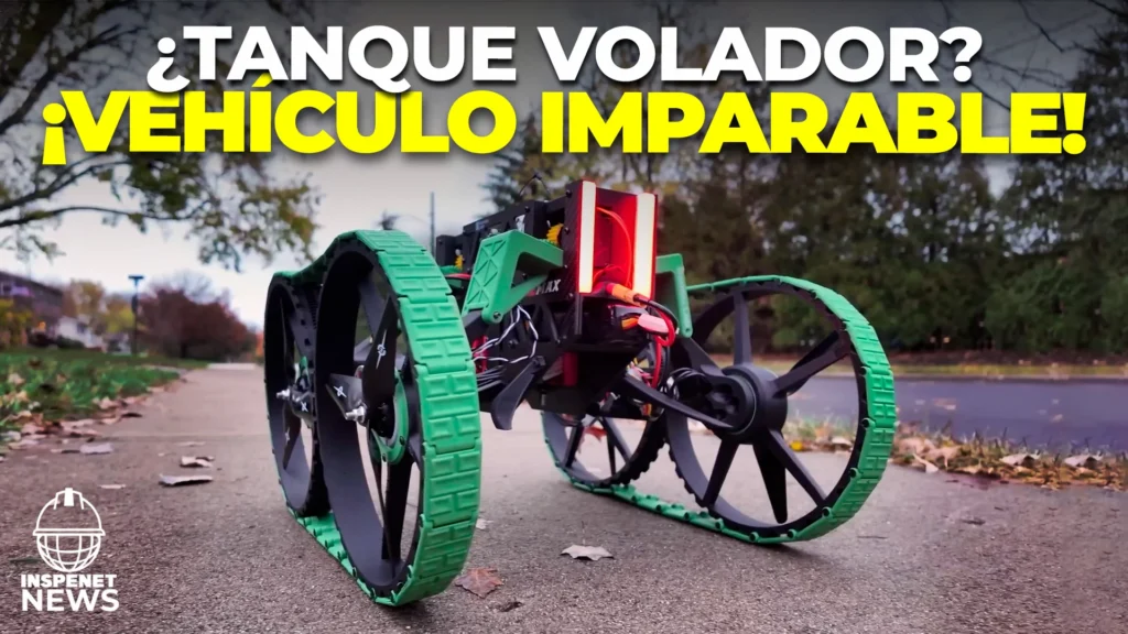 El secreto detrás del tanque volador: Diseño CAD, cientos de pruebas y un sistema de articulación innovador.