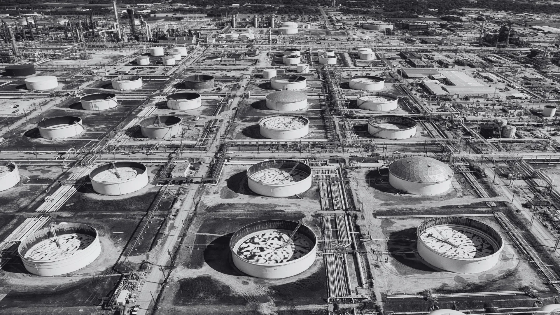 Tanks prepared for future regulations in an industrial storage facility.