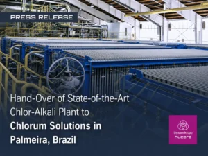 thyssenkrupp nucera entrega una planta modular de cloro-álcali a Chlorum Solutions en Brasil