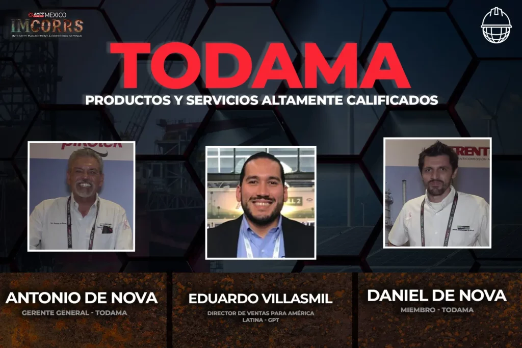 Antonio De Nova y Daniel De Nova, miembros de Todama, y Eduardo Villasmil, de GPT
