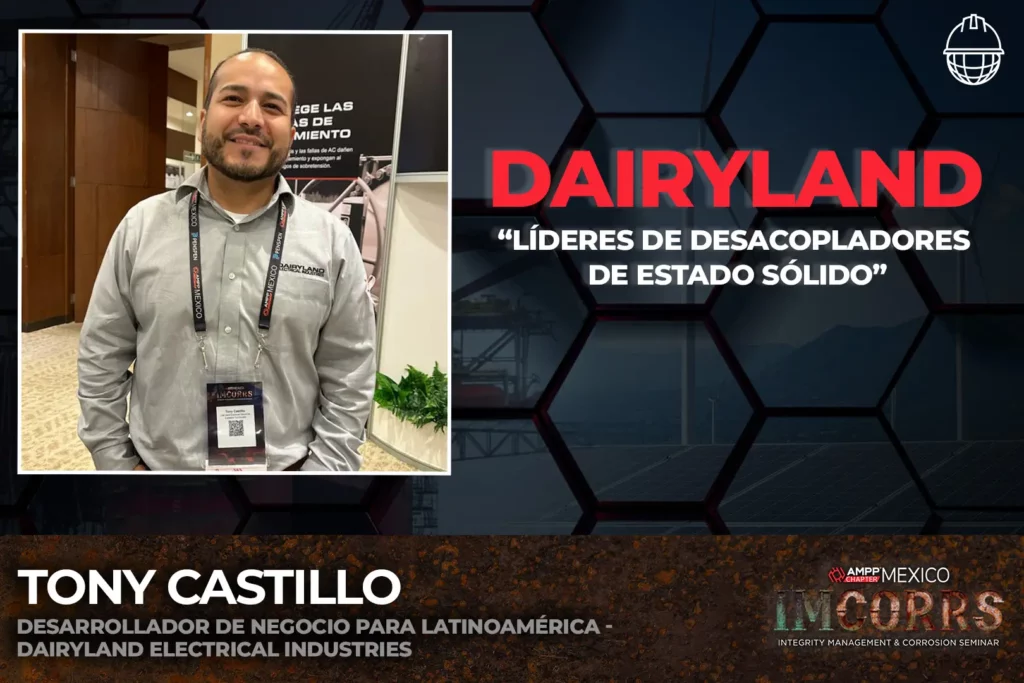 Tony Castillo, Desarrollador de Negocio para Latinoamérica en Dairyland Electrical Industries