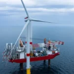 The installation of the wind turbines is being carried out by Jan De Nul’s jack-up vessel Vole au vent