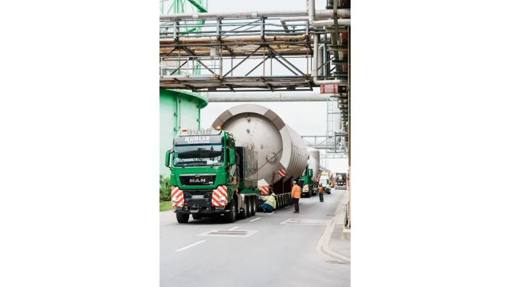 bomba de calor industrial de BASF fue trasladada