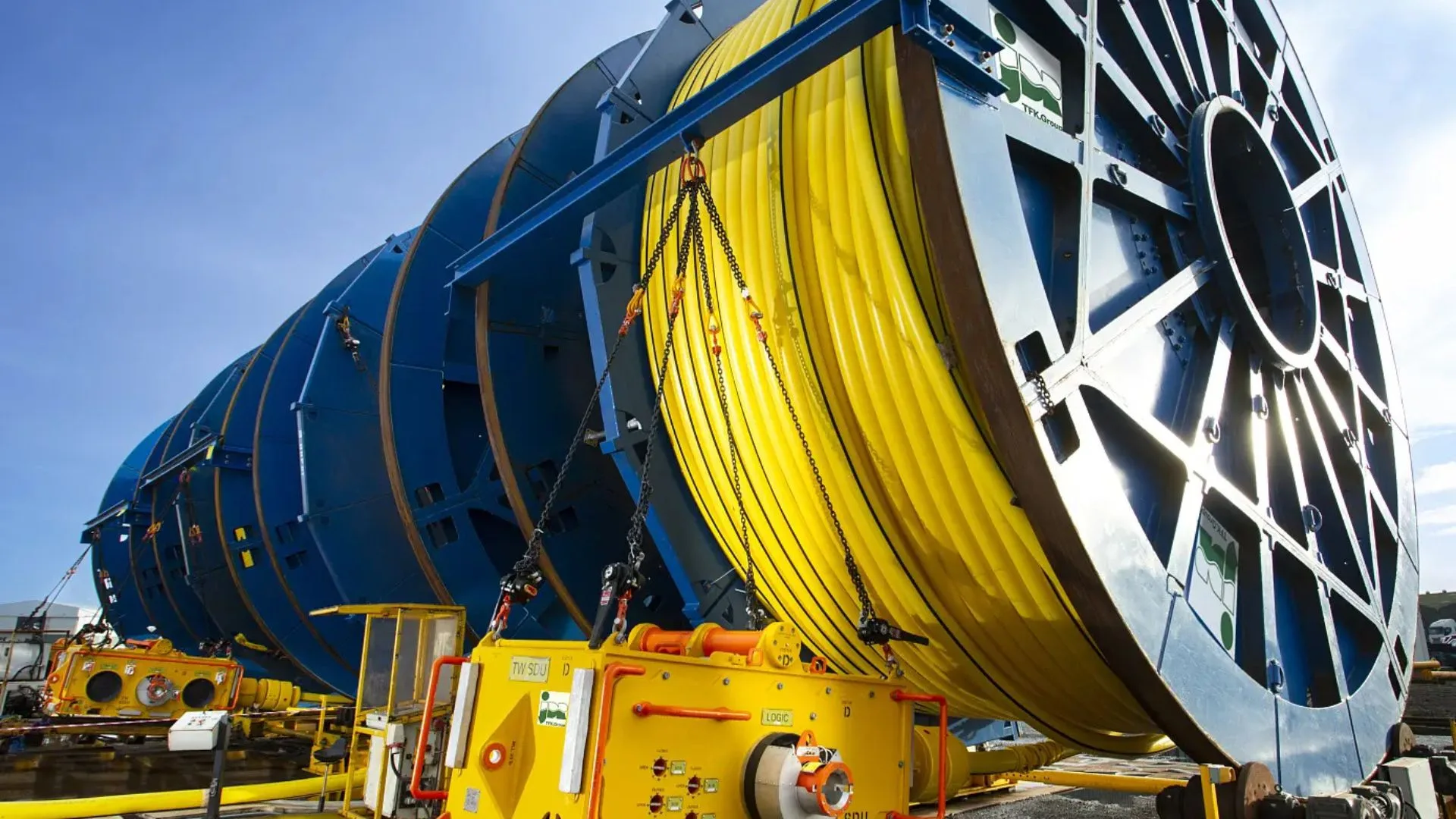 umbilicales submarinos para un proyecto