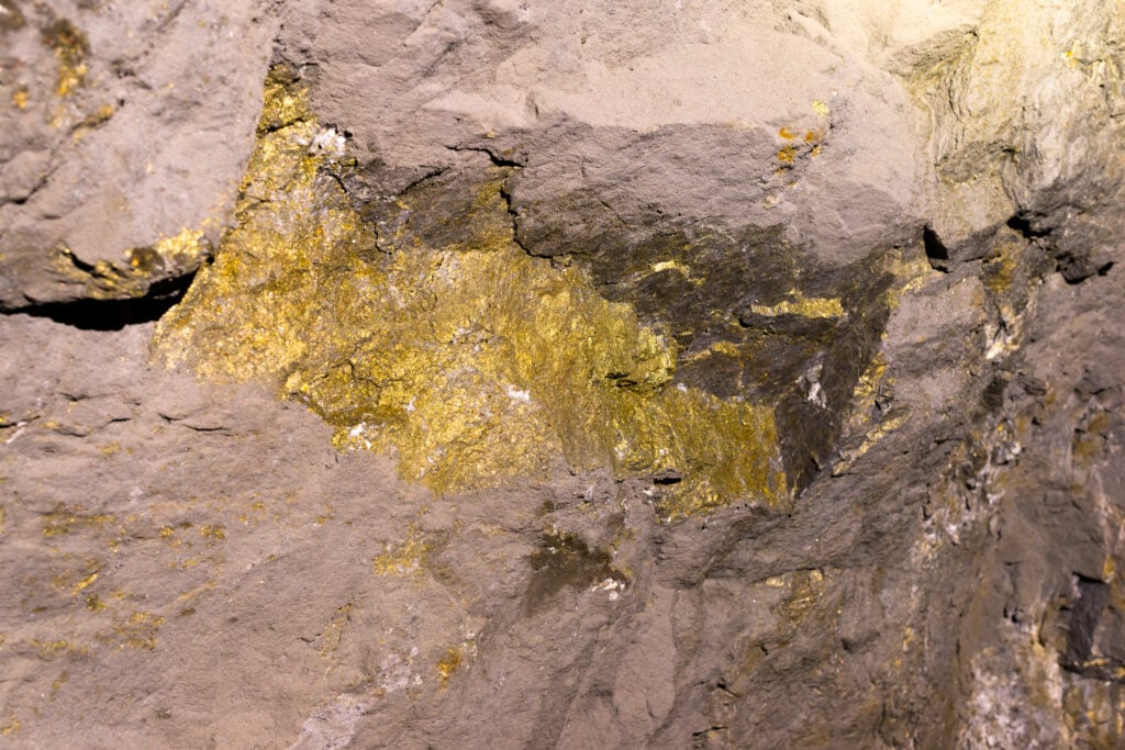 veta rica en minerales