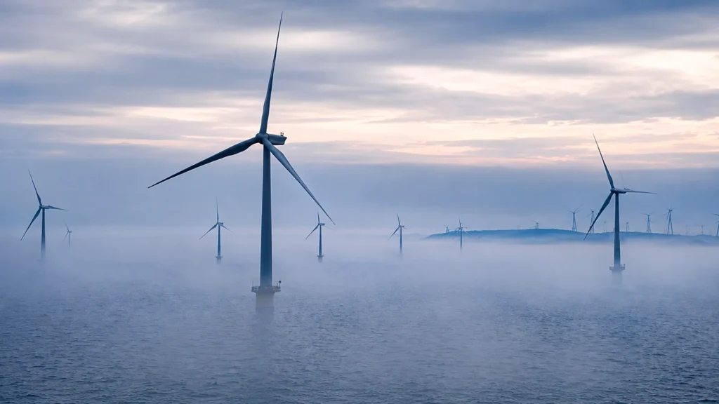 wind turbines