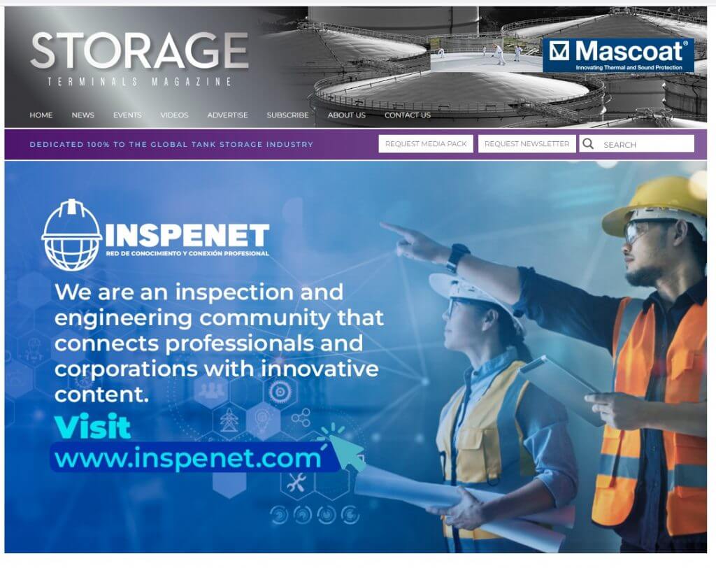 Storage Terminals Magazine welcomes you to Inspenet