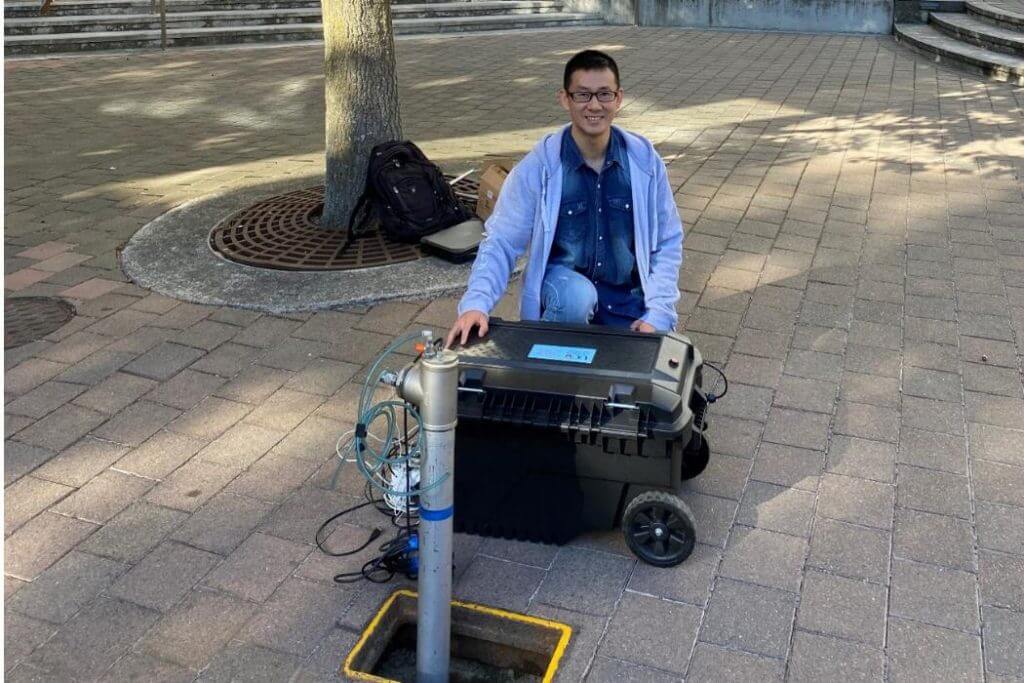 They develop a unique system that uses sound waves to locate broken or leaking pipes