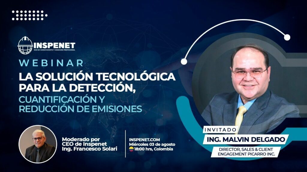Webinar: La solución tecnológica para la detección, cuantificación y reducción de emisiones