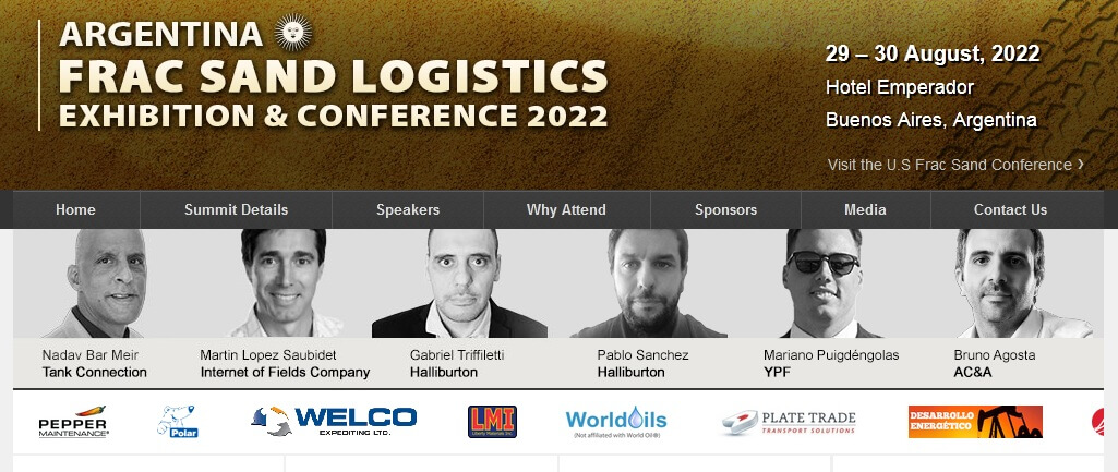 Buenos Aires will be the meeting point for the Argentina Frac Sand Logistics 2022 exhibition and conference