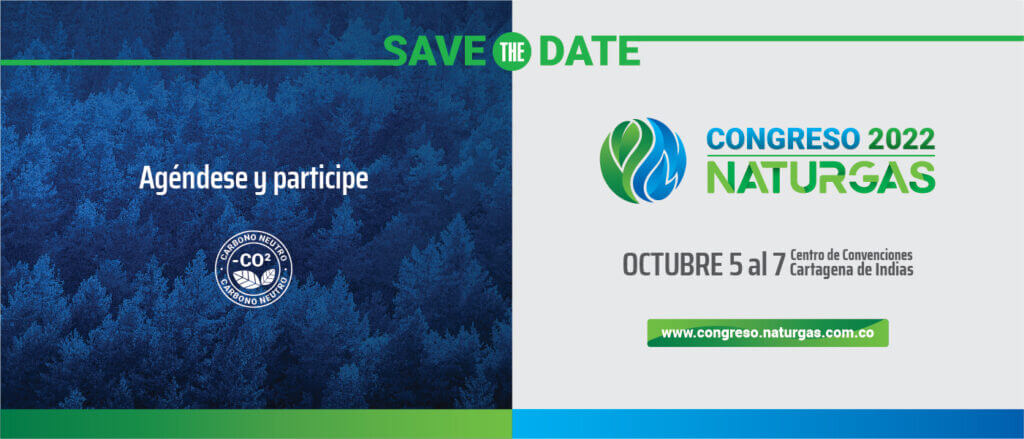 Naturgas Congress 2022 will be from October 5 to 7 in Cartagena