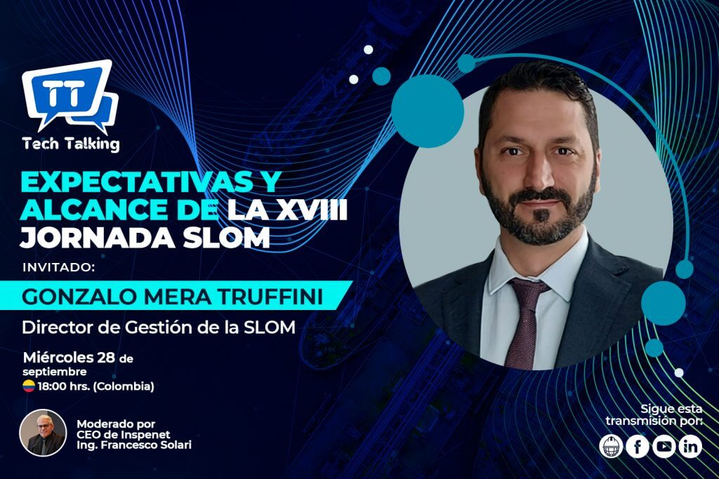 Gonzalo Mera Truffini will speak about the expectations of the SLOM Conference in the Tech Talking program
