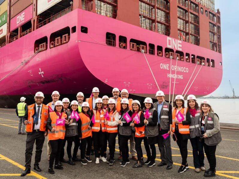Ocean Network Express Latin America receives the magenta ships “ONE Orinoco” and “ONE Amazon”