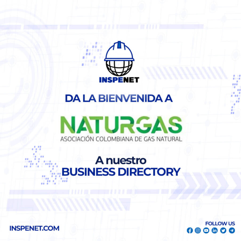Inspenet offers you a warm welcome to the Colombian Natural Gas Association