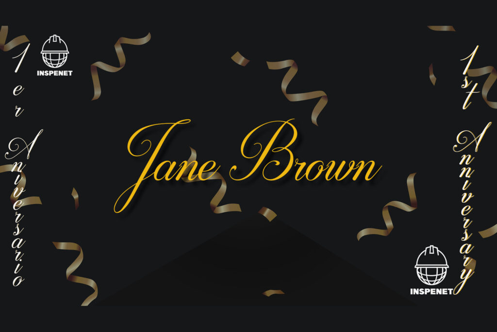 Jane Brown – Congratulates Inspenet on its 1st Anniversary