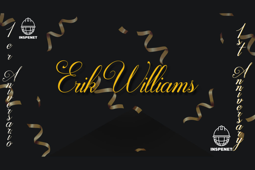 Erik Williams – Congratulates Inspenet on its 1st Anniversary