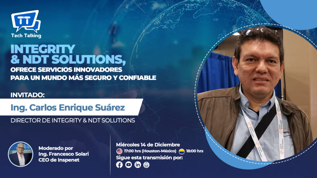 This week in the Tech Talking Program we will talk about Integrity & NDT Solutions