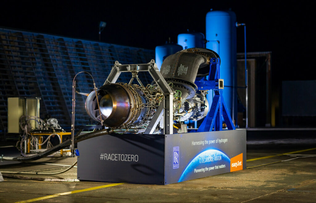 Rolls-Royce tests its first hydrogen-powered aircraft engine