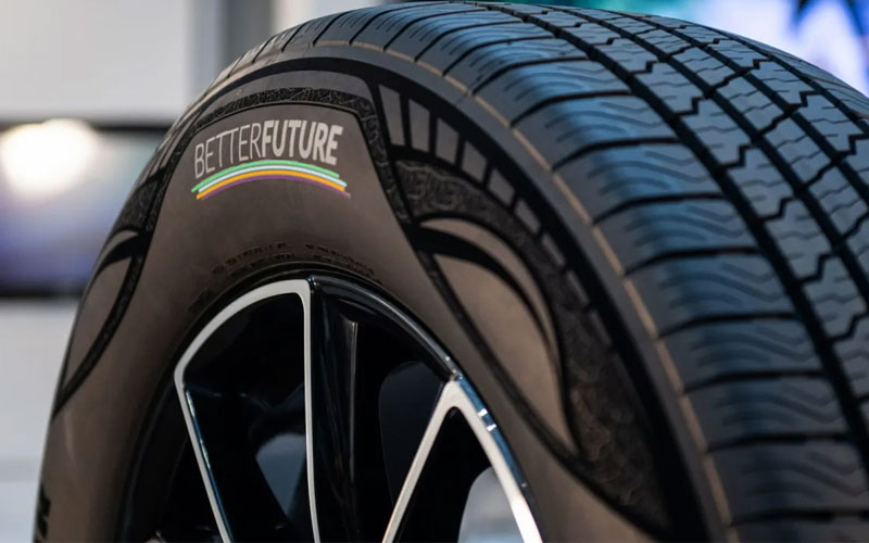 This is Goodyear’s new tire made from 90% sustainable materials