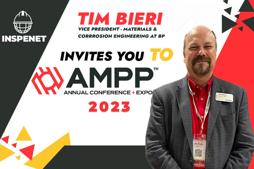 Tim Bieri, invites you to the AMPP Annual Conference + Expo 2023.