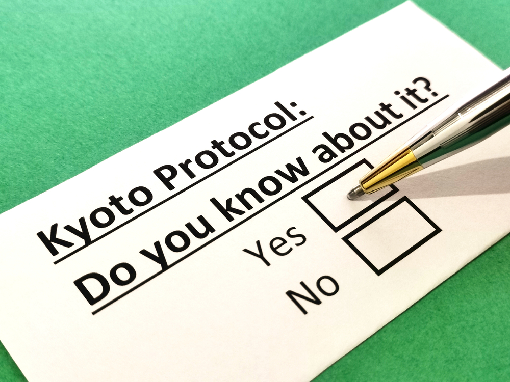18 years ago the Kyoto Protocol on climate change entered into force