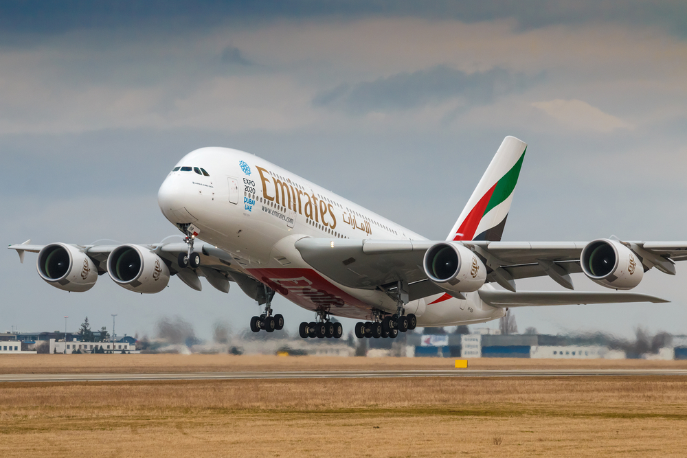 Emirates carried out demonstration flight with 100% sustainable fuel