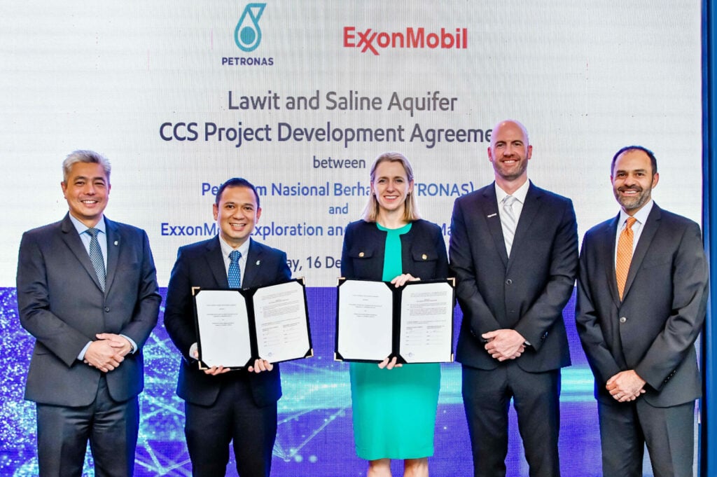 PETRONAS and ExxonMobil sign agreements to develop CCS projects