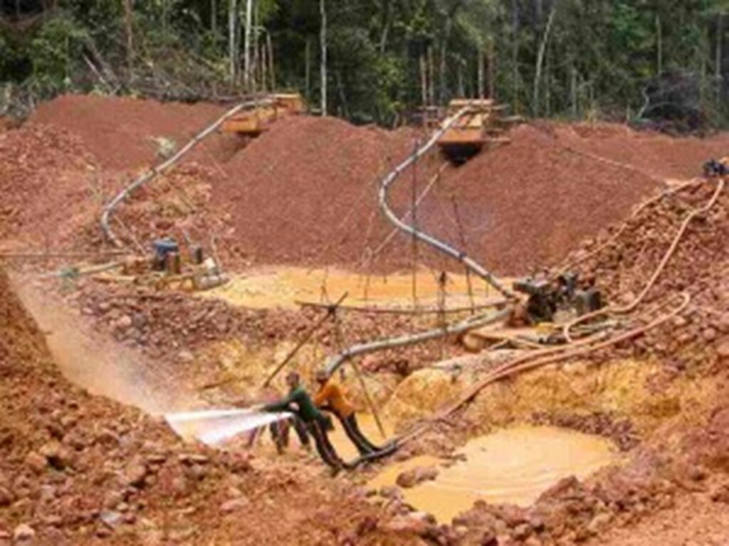 The mining industry: environmental damage from illegal mining