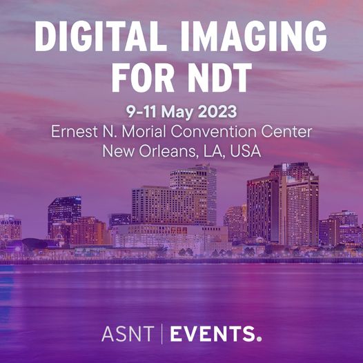 1762 ASNT Digital Imaging for NDT 2023 Conference Banner interna