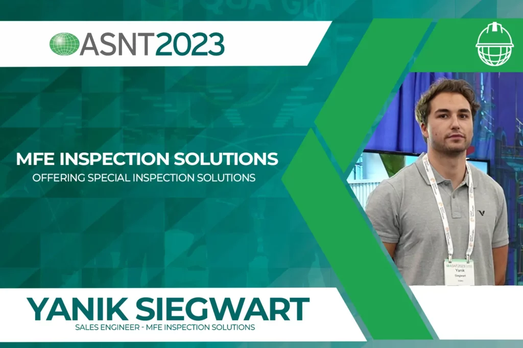Yanik Siegwart, Sales Engineer - MFE Inspection Solutions